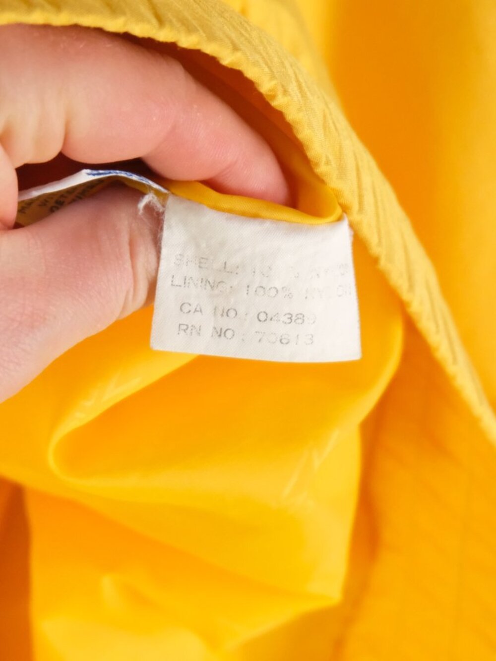 Vintage Sunice Jacket Mens Medium Yellow Blue Full Zip Calgary Olympics 1988 - Picture 11 of 12